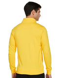 Fyltr Men'S Casual Stand Collar Jacket With Half Zip Branding | Full Sleeve | Casual Winterwear For Men,Mellow Yellow,Mellow Yellow,L