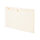 Staples 440374 Manila File Jackets with Reinforced Tab Legal 2-Inch Expansion 50/Box