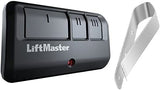 LiftMaster 893LM 3Button Garage Door Opener Remote Control, Dark Gray