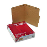 Smead 11 Point Kraft Folders, Two Fasteners, 2/5 Cut Top Tab, Letter, Brown, 50/Box SMD14880