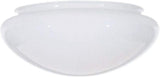 50-331 10 MUSHROOM GLASS - Fitter; 4-9/16 in.; Height; Sprayed Inside White
