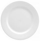 Oneida Foodservice Rolled Edge Dinner Plate, 10.5, Set of 12, Bright White Porcelain