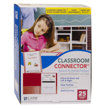 Classroom Connector Folders, Red, 25/BX, 32004