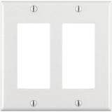 DECORA WALLPLATE 2G WHT (Pack of 25)