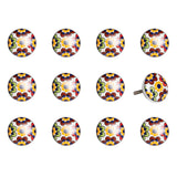 1.5 X 1.5 X 1.5 Yellow Blue And Red Knobs 12 Pack