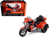 2021 Harley Davidson CVO Tri Glide Motorcycle Orange HD Custom 1/12 Diecast Model by Maisto