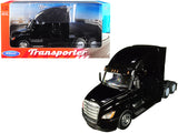 Freightliner Cascadia Truck Black Transporter 1/32 Diecast Model by Welly