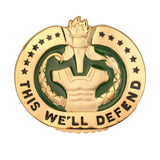 Army Drill Sergeant/Instructor STA-BRITE® Full Size Pin-on Badge