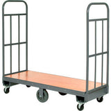 Global Industrial™ Wood Deck Narrow Aisle U-Boat Platform Truck 60X16 1500 Lb. Cap.