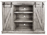 Rustic 57 Tall Provincial Tv Stand In Rustic Barnwood