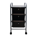3 Drawer Organizer, Smoke-Colored Drawers