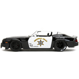 1979 Chevrolet Camaro Z28 Police Black and White Highway Drag Bigtime Muscle Series 1/24 Diecast Model Car by Jada