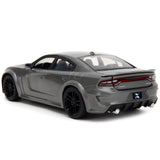 2021 Dodge Charger Srt Hellcat Gray Metallic Fast X (2023) Movie Fast & Furious Series 1/24 Diecast Model Car By Jada