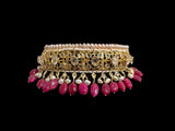 BR497 INSIA BRIDAL SET IN RUBY ( READY TO SHIP )