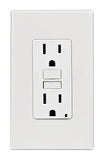 GFI ST RECPT W/WLPLT WHT (Pack of 1)