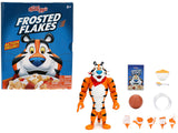 Tony the Tiger 6.75 Moveable Figure with Alternate Hands and Accessories Kelloggs Frosted Flakes Model by Jada
