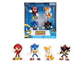 Set of 4 Diecast Figures Sonic the Hedgehog Video Game Metalfigs Series Diecast Models by Jada