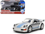 Porsche 911 Carrera RS 3.8 Mirage Silver Metallic with Blue Stripes Transformers: Rise of the Beasts (2023) Movie Hollywood