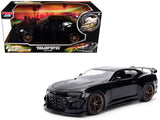 2024 Chevrolet Camaro ZL1 1LE Black Fast X (2023) Movie Fast & Furious 25th Anniversary Series 1/24 Diecast Model Car by Jad