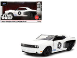 2012 Dodge Challenger SRT8 Stormtrooper Livery White with Graphics Star Wars Franchise Hollywood Rides Series 1/32 Diecast