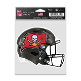 Tampa Bay Buccaneers Decal 3.75x5 Helmet Fan