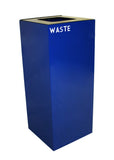 36Gc03-Bl-Vv Ergode Recycling Containers - Compact, Customizable, Durable Steel Bins With 4 Sizes, 4 Colors, And 4 Lid Options