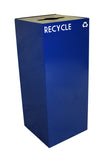 36Gc04-Bl-Vv Ergode Recycling Containers - Compact, Customizable, Durable Steel Bins With 4 Sizes, 4 Colors, And 4 Lid Choices