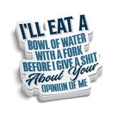 Opinion Of Me - Hard Hat Decal
