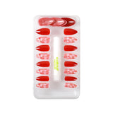 Press On Nails & Glue - Red Hot
