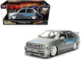 Volkswagen Jetta Raw Metal Color Brush Finish The Fast and the Furious (2001) Movie 25 Years of Fast & Furious Series 1/24 D