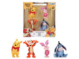 Set of 4 Diecast Figures Winnie the Pooh Franchise Metalfigs Series Diecast Models by Jada