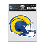 Los Angeles Rams Decal 3.75x5 Helmet Fan