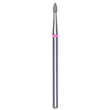 DIAMOND NAIL DRILL BIT, "BUD", RED, HEAD DIAMETER 1.8/4MM (FA60R018/4) - STALEKS™