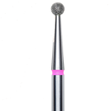 DIAMOND NAIL DRILL BIT, "BALL", RED, HEAD DIAMETER 2.5MM (FA01R025) - STALEKS™