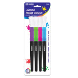 Bazic Jumbo Kid'S Paint Brush Set (4/Pack) / Box Qty - 24