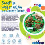 Water Nylon eCoin Durable Enrichment Snacking Coin for Dogs | USA-Made Lick Mat Alternative