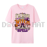 "I’m With The Witch" Halloween Graphic T-Shirt