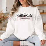 MOM CLUB Embroidered Aesthetic Graphic Sweatshirt