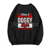 "When It Comes To Style" Graphic T-Shirt – Back-Sided Printed Letter Crewneck, Hoodie & Sweatshirt