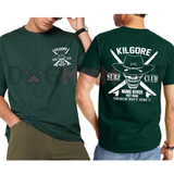 Men's Casual Stretch Short-Sleeve Kilgore Surf Club Tee – Apocalypse Now Graphic Top