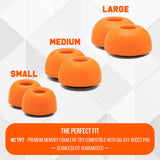 Galaxy Buds 3 Pro Memory Foam Ear Tips - WC TipZ Galaxy