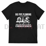 Heavy Duty Master Plumber Graphic Tee - Funny Tradesman Sarcastic Work Shirt