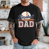 "Game Day Hero" Baseball Mom & Dad T-Shirt – Proud Baseball Parent Graphic Tee, Premium 100% Cotton Sports Fan Top, Soft Lived-In Heavyweight Bleacher Style Shirt, Made in USA