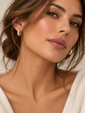 Gold Filled Teardrop Hoops