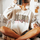 Preppy Camo Duck Hunting Mama Fleece Sweatshirt