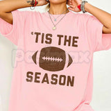 Tis The Football Season Graphic T-Shirt β Retro Sports Game Day Unisex Cotton Tee