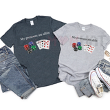 My Pronouns Are All In Funny Poker Casino Graphic T-Shirt