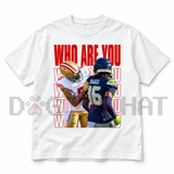 Game Day Rivalry Question Tee – Bold Red Lettering Football Fan Top