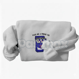 Funny "Pass Me A Fridge of Blue Soda" Embroidered Sweatshirt – Humorous Quote Crewneck