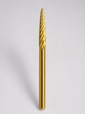 Carbide Bit | Under The Nail - 3/32" Shank - Gold - Pointed head